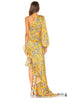 Lrregular Ruffle Floral Dress